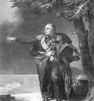 Гравюра Г.Доу, 1820 год. М.И.Кутузов.